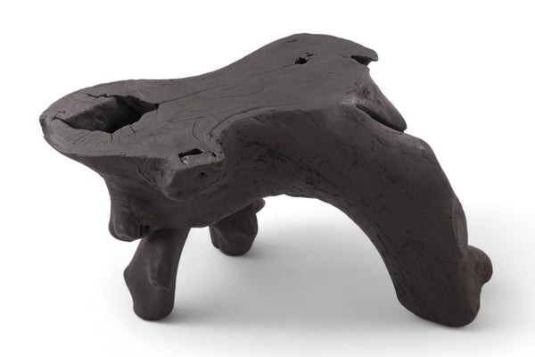 Black Natural Sculptured Console Table - 1 - Dyag East