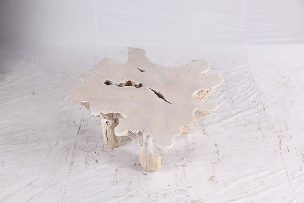 Bleached Free Form Living Edge Coffee Table 34 - Dyag East