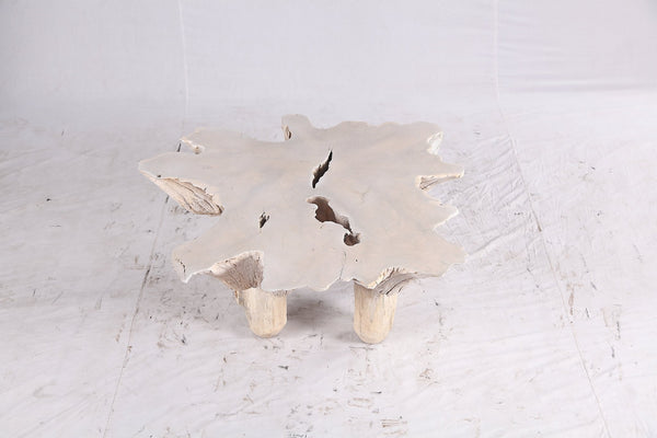 Bleached Free Form Living Edge Coffee Table 34 - Dyag East