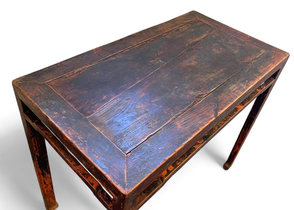 Brown Console or Wine Table, 38.6" Inch Long - Dyag East