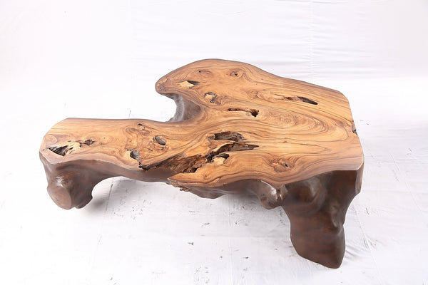 Brown Free Form Organic Coffee Table - Dyag East
