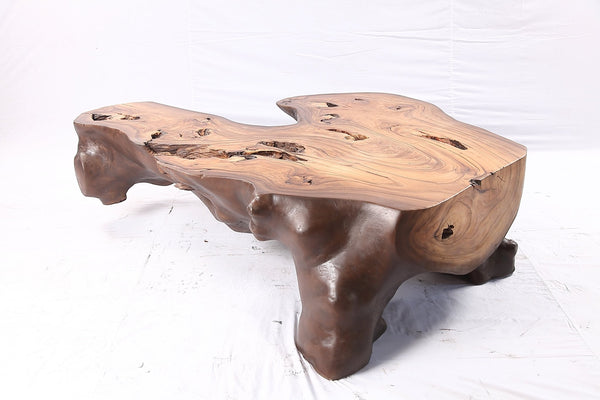 Brown Free Form Organic Coffee Table - Dyag East
