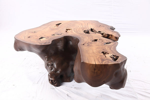 Brown Free Form Organic Coffee Table - Dyag East