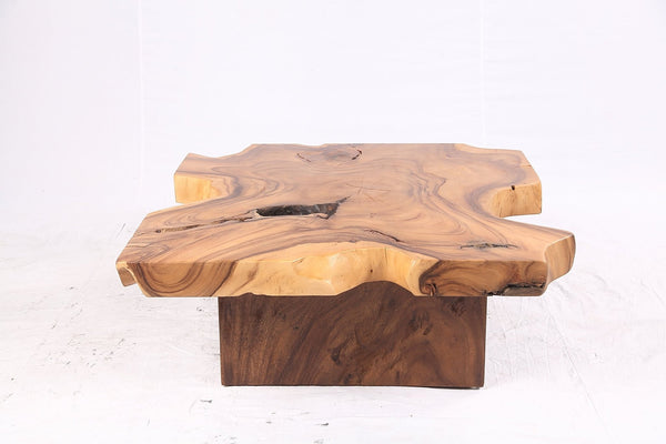 Brown Living Edge Free Form Coffee Table 71 - Dyag East