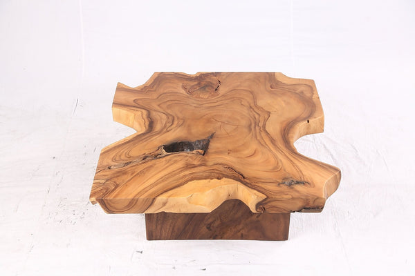 Brown Living Edge Free Form Coffee Table 71 - Dyag East