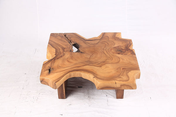 Brown Living Edge Free Form Coffee Table 71 - Dyag East