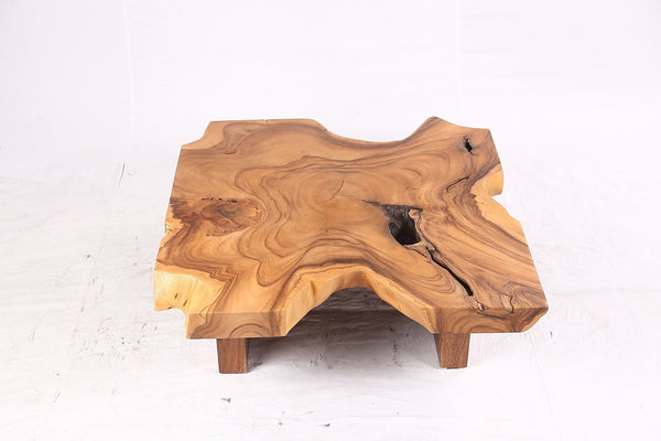 Brown Living Edge Free Form Coffee Table 71 - Dyag East