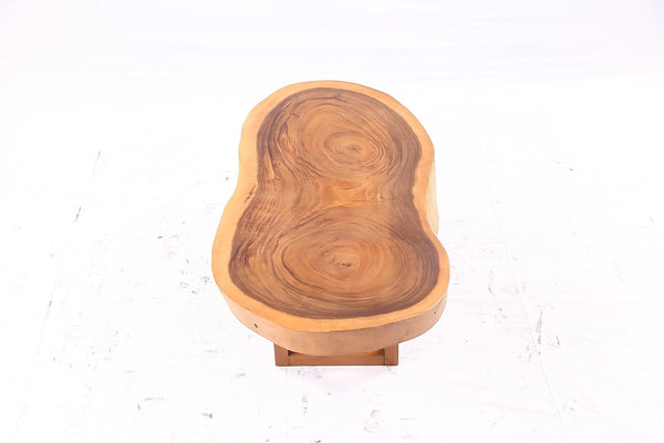 Brown Living Edge Oval Coffee Table 92 - Dyag East