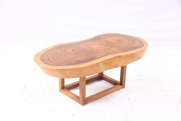 Brown Living Edge Oval Coffee Table 92 - Dyag East