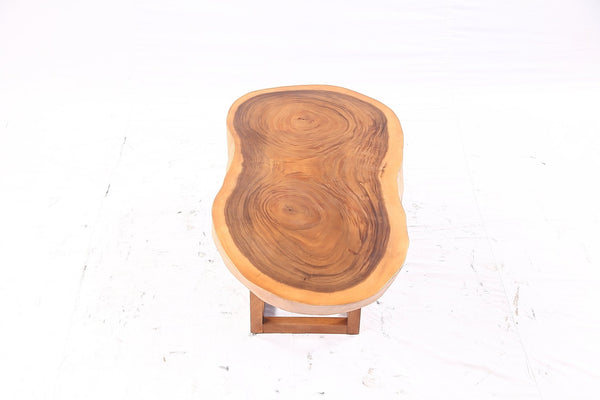 Brown Living Edge Oval Coffee Table 92 - Dyag East