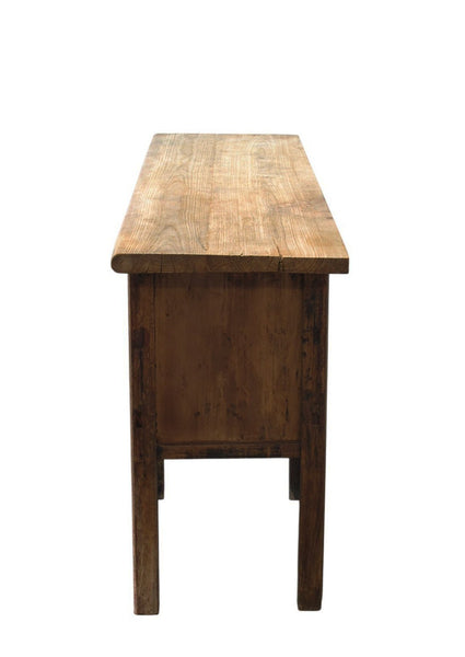 Carved Early 19th Century Elm Console - Dyag East
