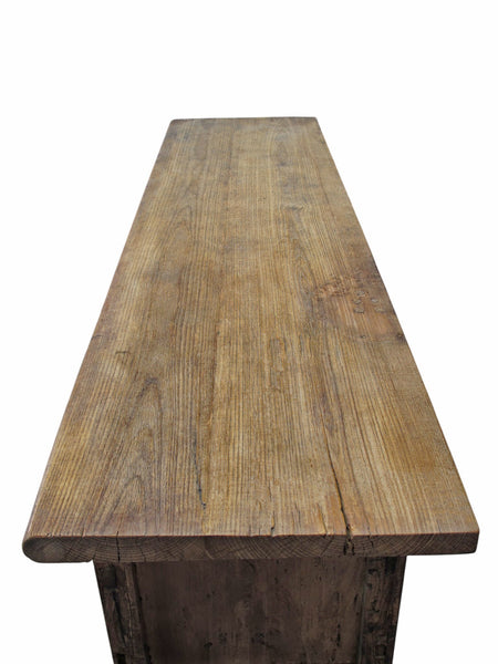 Carved Early 19th Century Elm Console - Dyag East