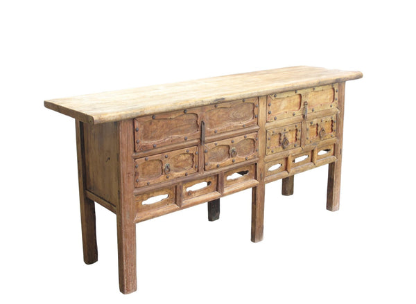 Carved Early 19th Century Elm Console - Dyag East