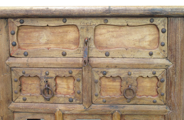Carved Early 19th Century Elm Console - Dyag East
