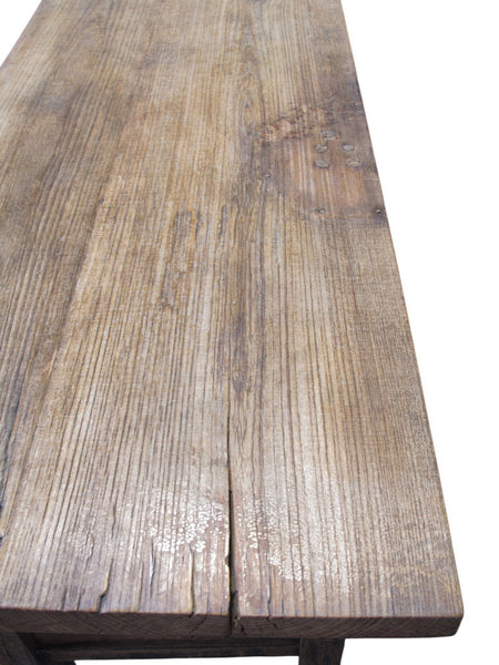 Carved Early 19th Century Elm Console - Dyag East