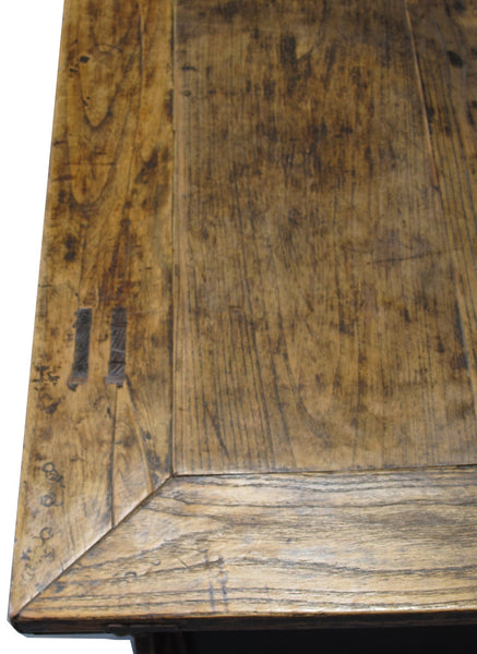 Carved Elm Dual-Drawer Cabinet - Dyag East