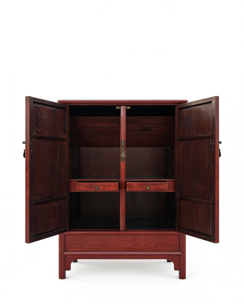 Catalpa Wood Square Corner Armoire - Dyag East