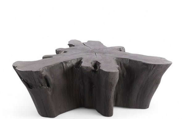 Charred Black Teak Root Coffee Table - Dyag East