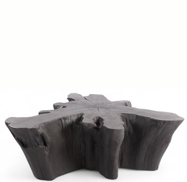 Charred Black Teak Root Coffee Table - Dyag East