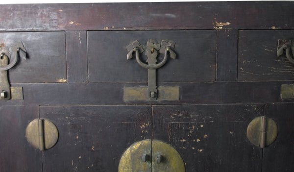 Dark Brown Antique Chinese Sideboard - Dyag East