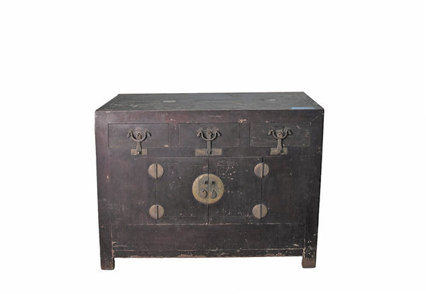 Dark Brown Antique Chinese Sideboard - Dyag East