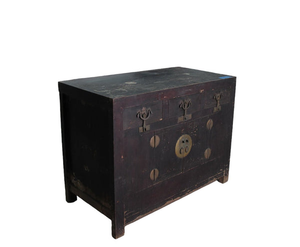 Dark Brown Antique Chinese Sideboard - Dyag East