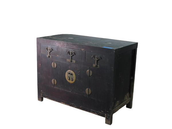 Dark Brown Antique Chinese Sideboard - Dyag East