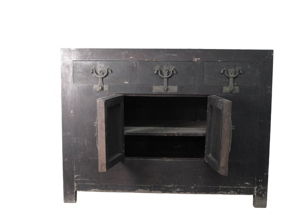 Dark Brown Antique Chinese Sideboard - Dyag East