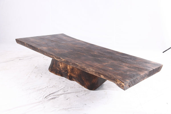 Dark Brown Single Slab Coffee Table - Dyag East