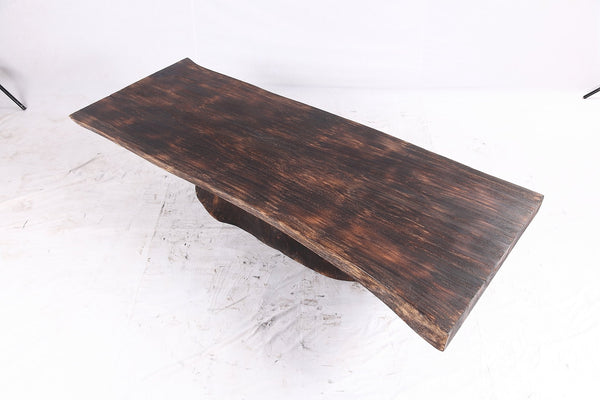 Dark Brown Single Slab Coffee Table - Dyag East