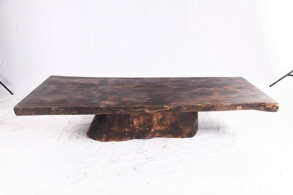 Dark Brown Single Slab Coffee Table - Dyag East