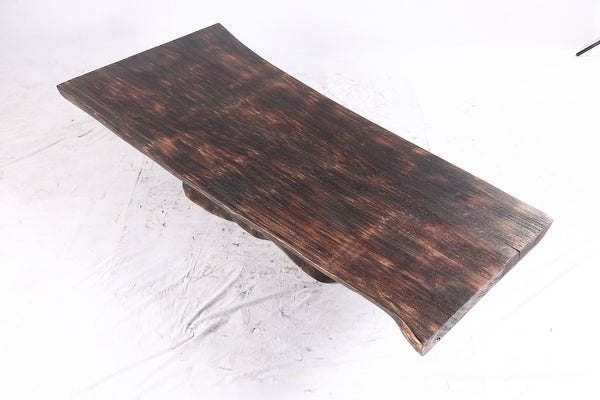 Dark Brown Single Slab Coffee Table - Dyag East