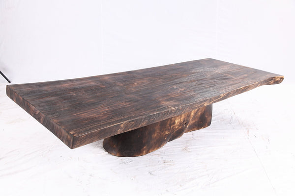 Dark Brown Single Slab Coffee Table - Dyag East