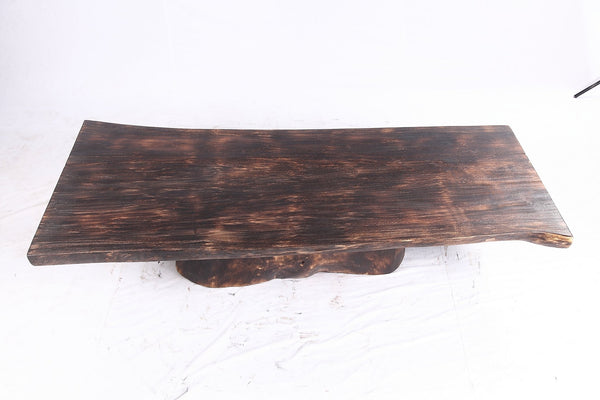 Dark Brown Single Slab Coffee Table - Dyag East