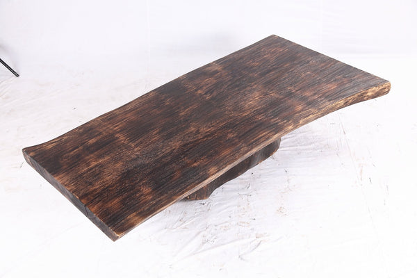 Dark Brown Single Slab Coffee Table - Dyag East