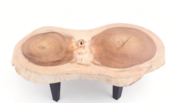 Double Ring Living Edge Coffee Table - Dyag East