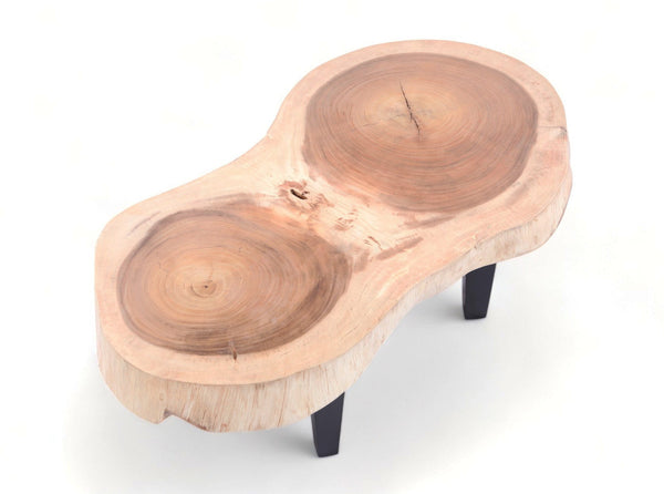 Double Ring Living Edge Coffee Table - Dyag East