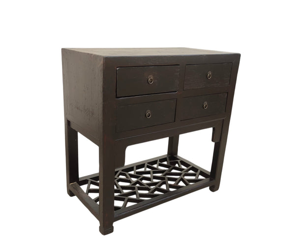 Early 20th Century 4 Drawer Accent Table - Dyag East