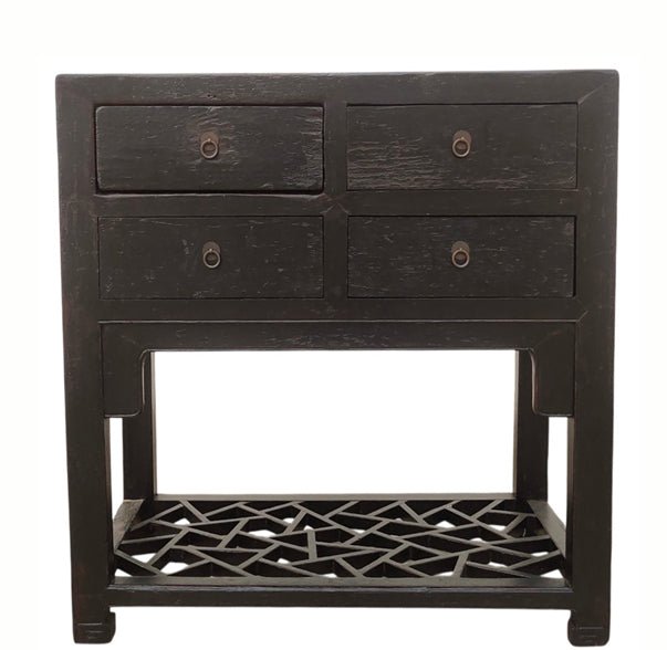 Early 20th Century 4 Drawer Accent Table - Dyag East