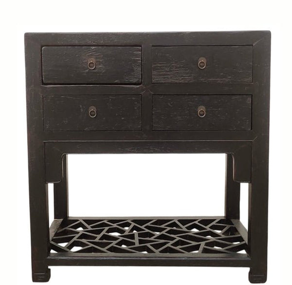 Early 20th Century 4 Drawer Accent Table - Dyag East