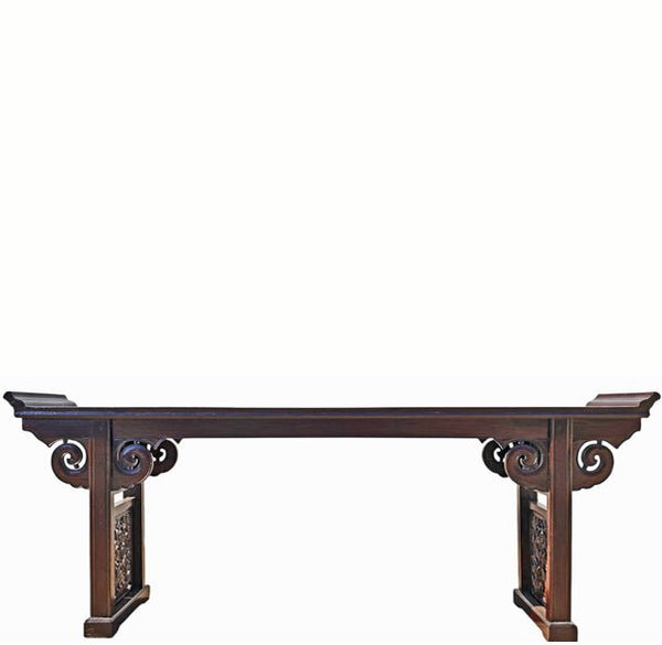 Early 20th Century 99" Long Altar Console Table - Dyag East