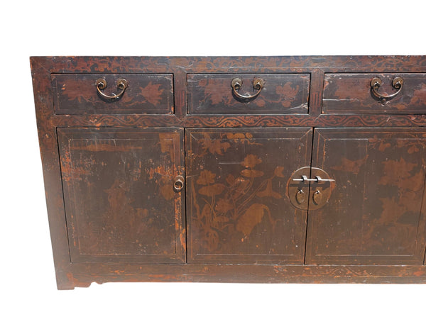Early 20th Century Chinese Elm Sideboard - Dyag East