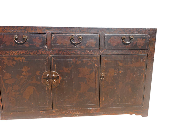 Early 20th Century Chinese Elm Sideboard - Dyag East