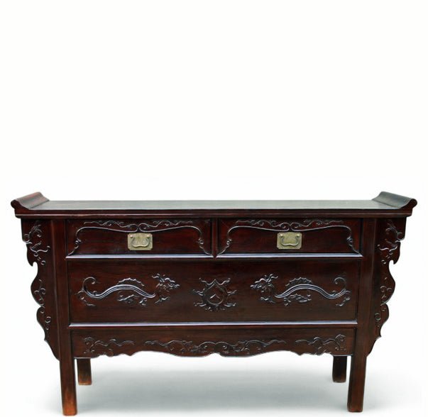 Early 21th Century Hand Carved Beijing Sideboard - Dyag East
