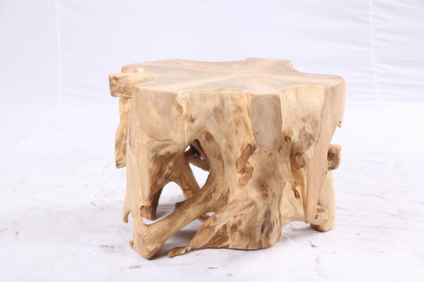 Free Form 23” Organic Teak Root Side Table 7.1 - Dyag East