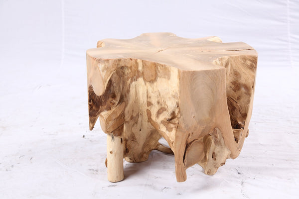 Free Form 23” Organic Teak Root Side Table 7.1 - Dyag East