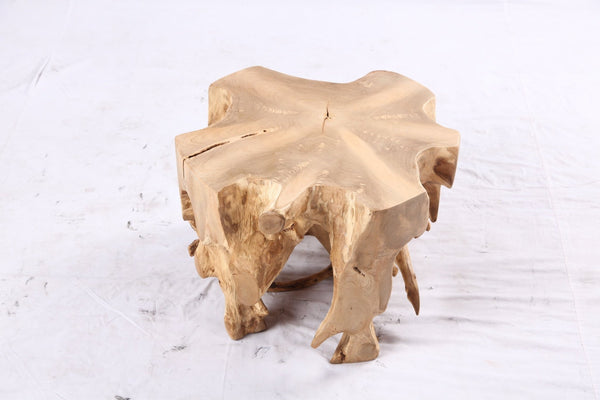 Free Form 23” Organic Teak Root Side Table 7.1 - Dyag East