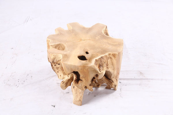 Free Form 23” Organic Teak Root Side Table 7.2 - Dyag East