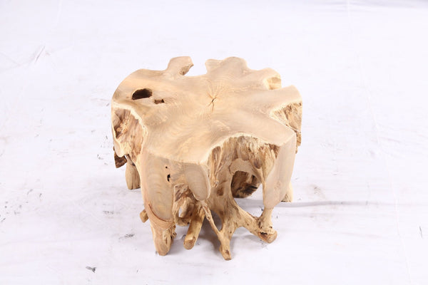 Free Form 23” Organic Teak Root Side Table 7.2 - Dyag East
