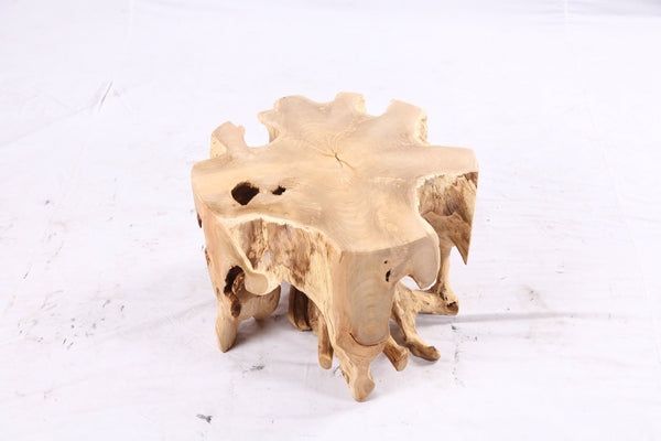 Free Form 23” Organic Teak Root Side Table 7.2 - Dyag East